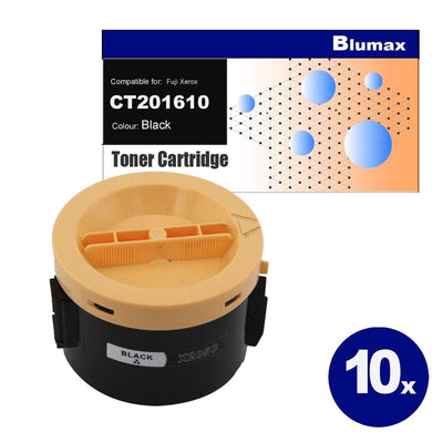 10x Blumax Alternative for Fuji Xerox CT201610 (M205B) black toner cartridges