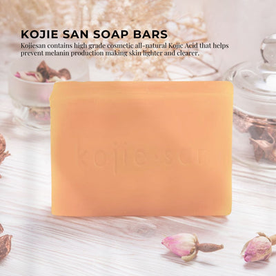 10x Kojie San Soap Bars - 135g Skin Lightening Kojic Acid Natural Original Bar Payday Deals