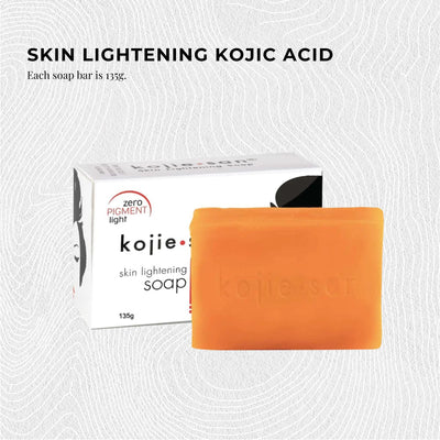 10x Kojie San Soap Bars - 135g Skin Lightening Kojic Acid Natural Original Bar Payday Deals