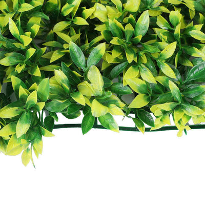 10x Marlow Artificial Boxwood Hedge Fence Fake Vertical Garden Green Outdoor Payday Deals