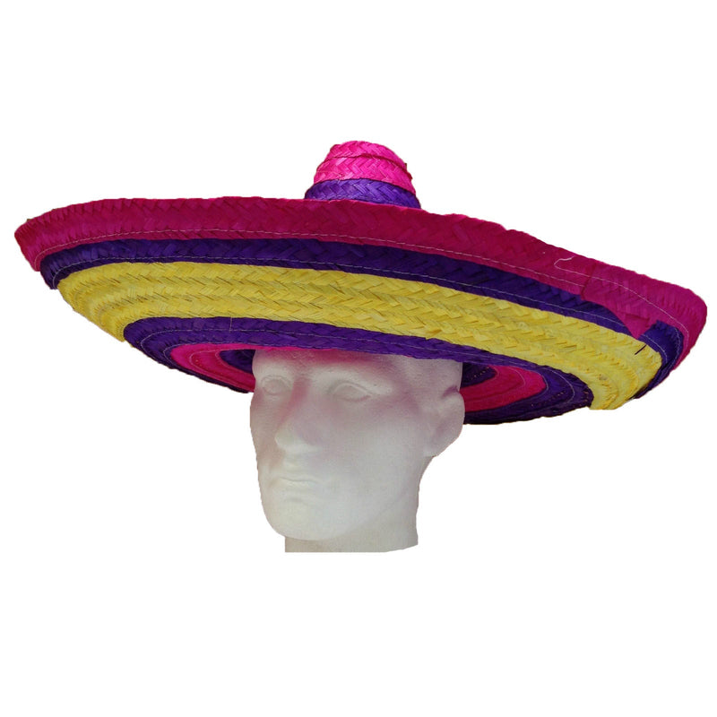 10x Mexican SOMBRERO Fancy Dress Straw Party Costume Hat Cap Spanish BULK Payday Deals