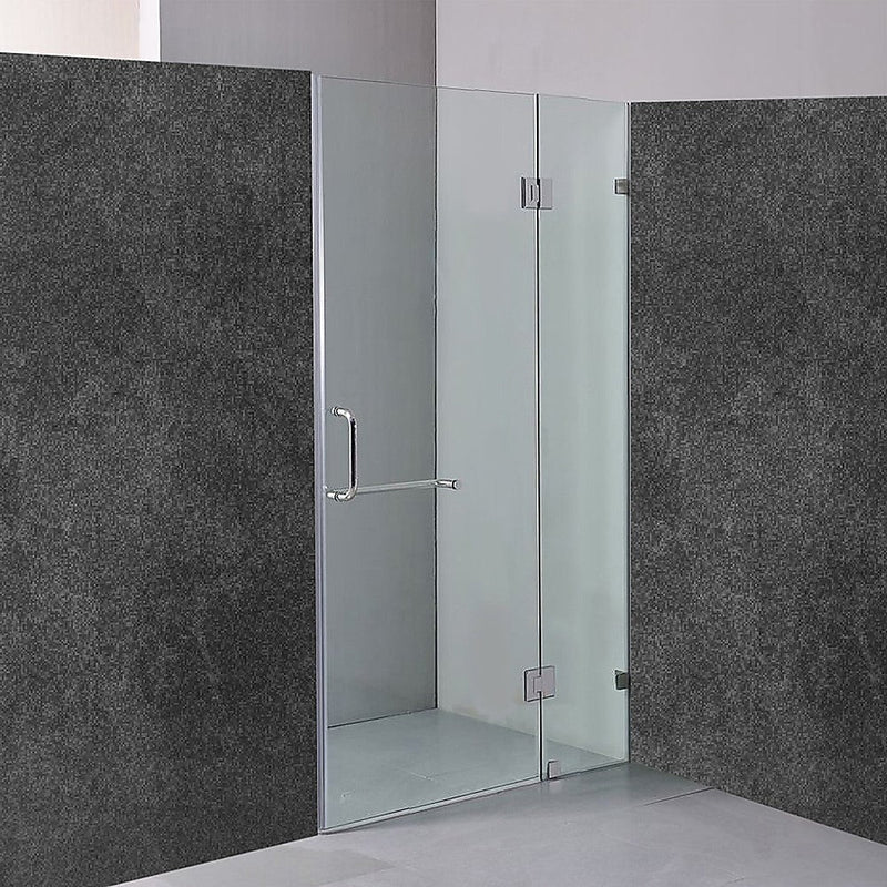 110 x 200cm Wall to Wall Frameless Shower Screen 10mm Glass By Della Francesca Payday Deals