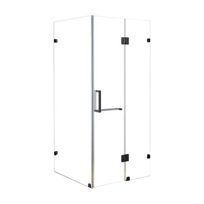 1100 x 1000mm Frameless 10mm Glass Shower Screen By Della Francesca Payday Deals