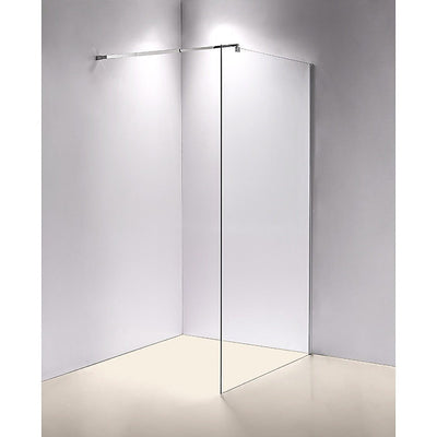 1100 x 2000mm Frameless 10mm Safety Glass Shower Screen Payday Deals