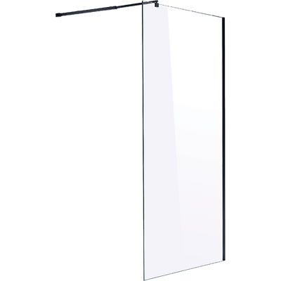 1100 x 2000mm Frameless 10mm Safety Glass Shower Screen