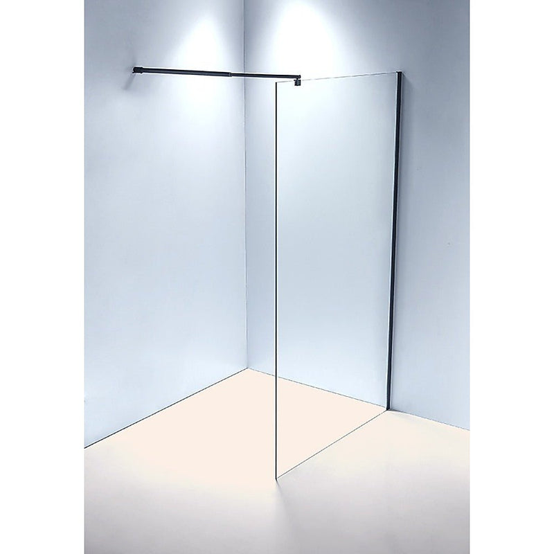 1100 x 2100mm Frameless 10mm Safety Glass Shower Screen Payday Deals