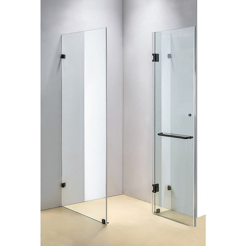 1100 x 900mm Frameless 10mm Glass Shower Screen By Della Francesca Payday Deals