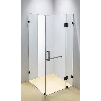 1100 x 900mm Frameless 10mm Glass Shower Screen By Della Francesca Payday Deals