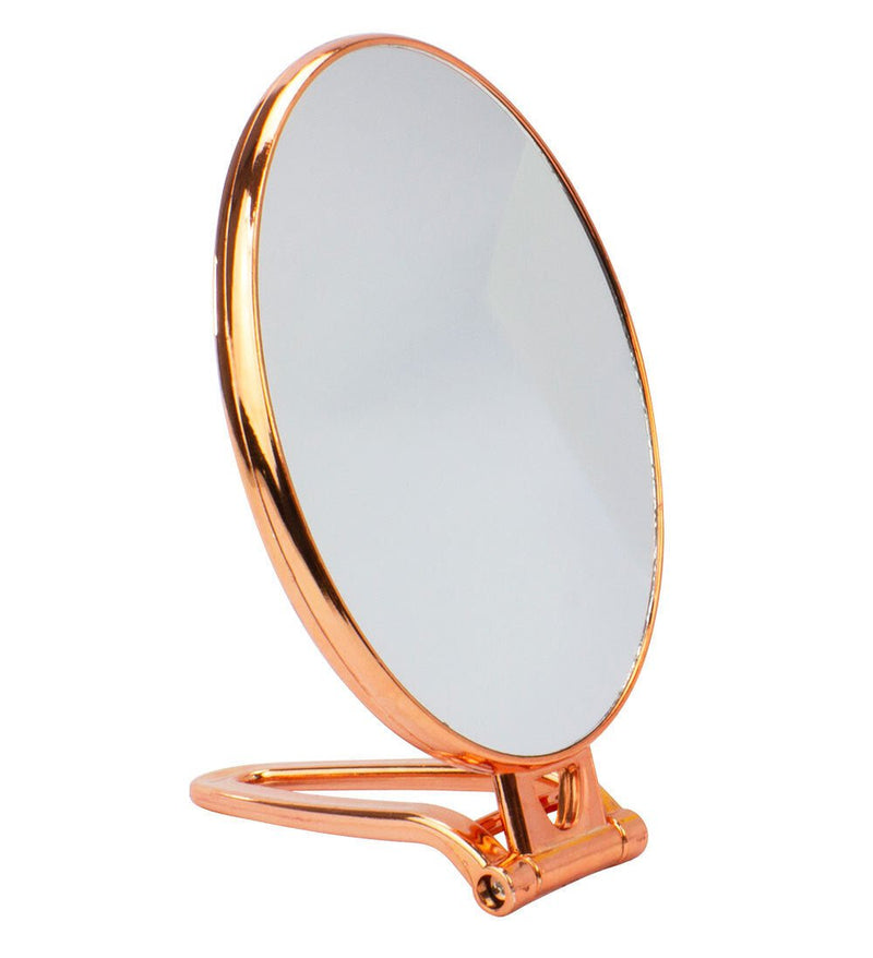 Lulu Grace Oval Mirror Rose Gold 16cm x 12cm Makeup Mirrors