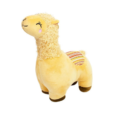 Plush Stuffed Doll Toy Llama Brown 28cm