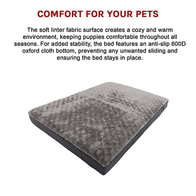 110x85cm Orthopedic Pet Dog Bed Mattress Therapeutic Joint Pain Comfort Payday Deals