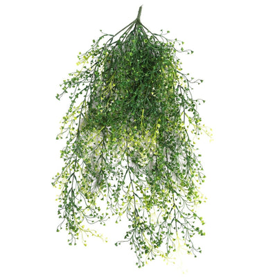Artificial Hanging Plant (Mixed Green String of Pearls) UV Resistant 90cm - Payday Deals