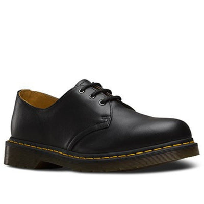 Dr. Martens 1461 Black Nappa Genuine Soft Leather Shoes 3 Eye Gibson Low Top Payday Deals