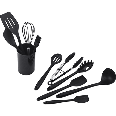 11pcs Kitchen Utensil Set Silicone Heat-Resistant Non-Stick Kitchen Utensils kit Payday Deals