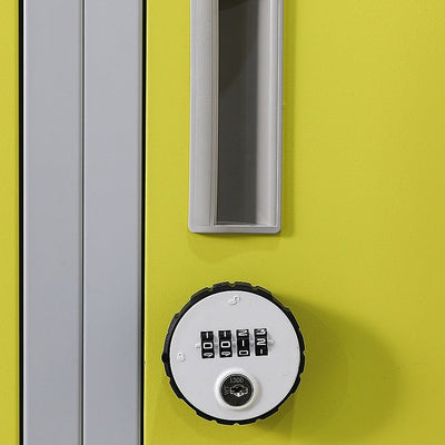 12-Door Locker for Office Gym Shed School Home Storage - 4-Digit Combination Lock Payday Deals