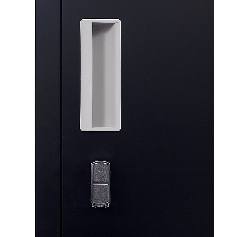 12-Door Locker for Office Gym Shed School Home Storage - Padlock-operated Payday Deals