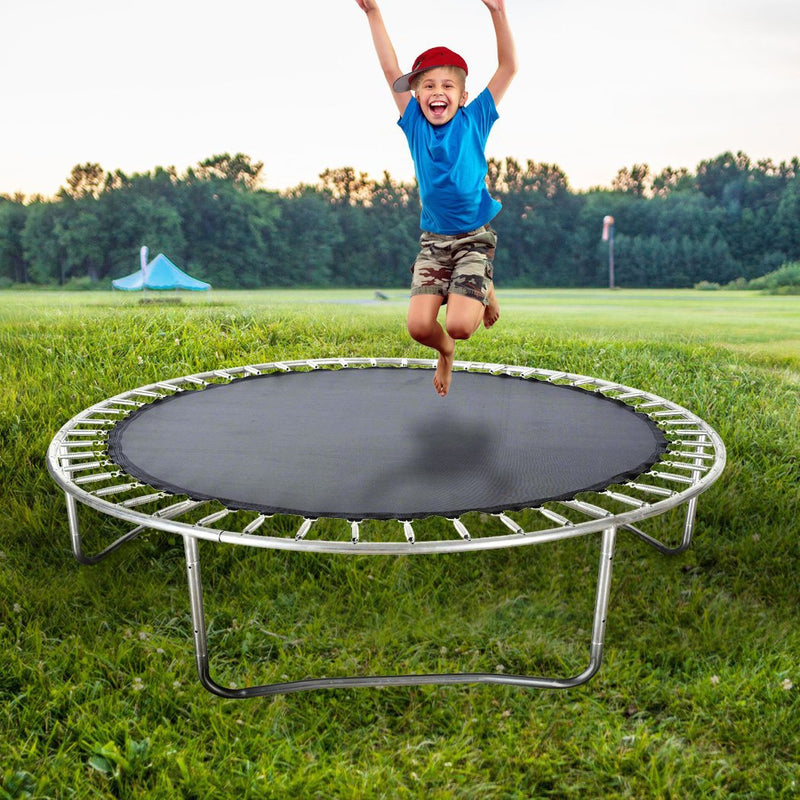 12 FT Kids Trampoline Pad Replacement Mat Reinforced Outdoor Round Spring Cover Payday Deals