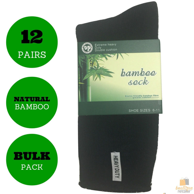 12 Pairs BAMBOO SOCKS Men&