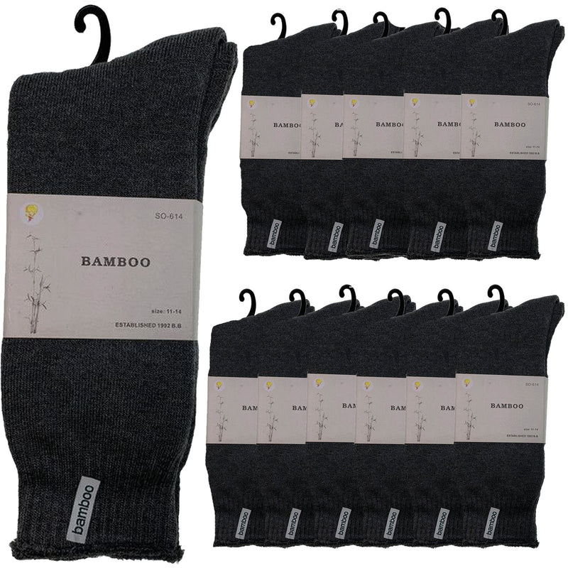 12 Pairs PREMIUM BAMBOO SOCKS Men&