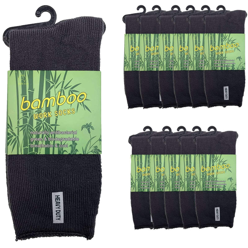 12 Pairs PREMIUM BAMBOO SOCKS Men&