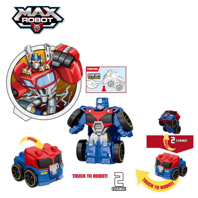 Max Robot Transforming Truck Transformer Kids Childrens Toys