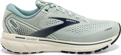 Brooks Ghost 14 Womens Running Shoes Sneakers Runners - Aqua/Whisper White/Navy