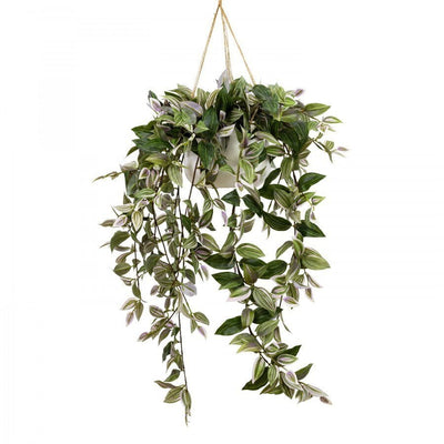 120cm Wandering Dew in Hanging Planter (with Rope) Faux Jew Artificial Plant Payday Deals