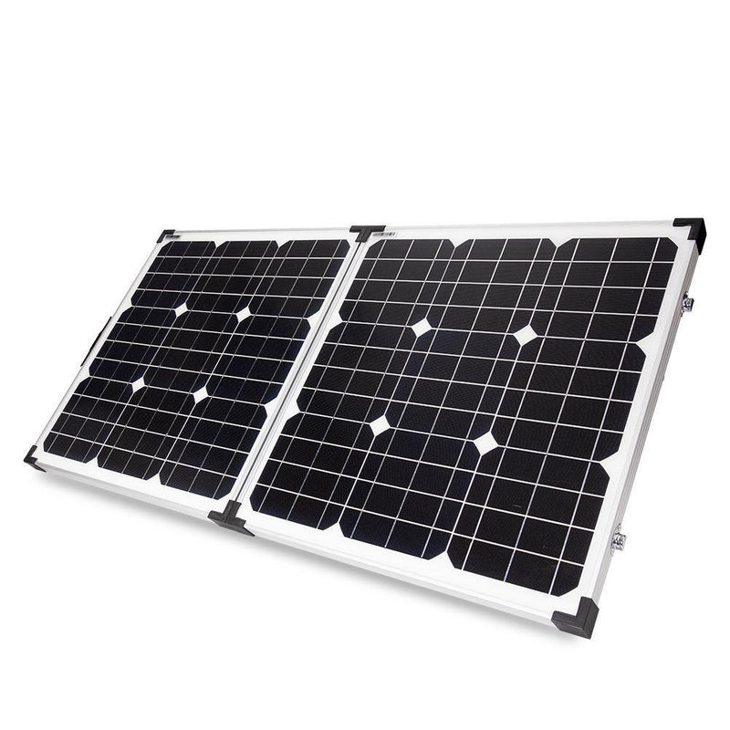 120W 12V Folding Solar Panel Kit Mono Megavolt Camp Power Charging Battery Payday Deals