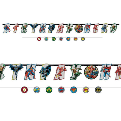 Justice League Heroes Unite Jumbo Banner Kit