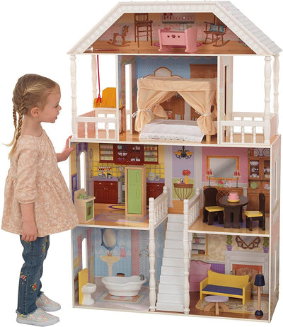 Dollhouse with Furniture for kids 120 x 42 x 14,5 cm (Model 1)
