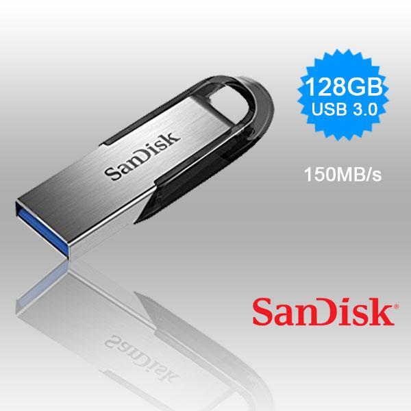 SANDISK 128GB CZ73 ULTRA FLAIR USB 3.0 FLASH DRIVE upto 150MB/s Payday Deals