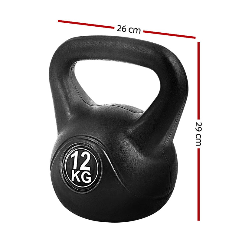 12kg Kettlebell Kettlebells Kettle Bell Bells Kit Weight Fitness Exercise Payday Deals