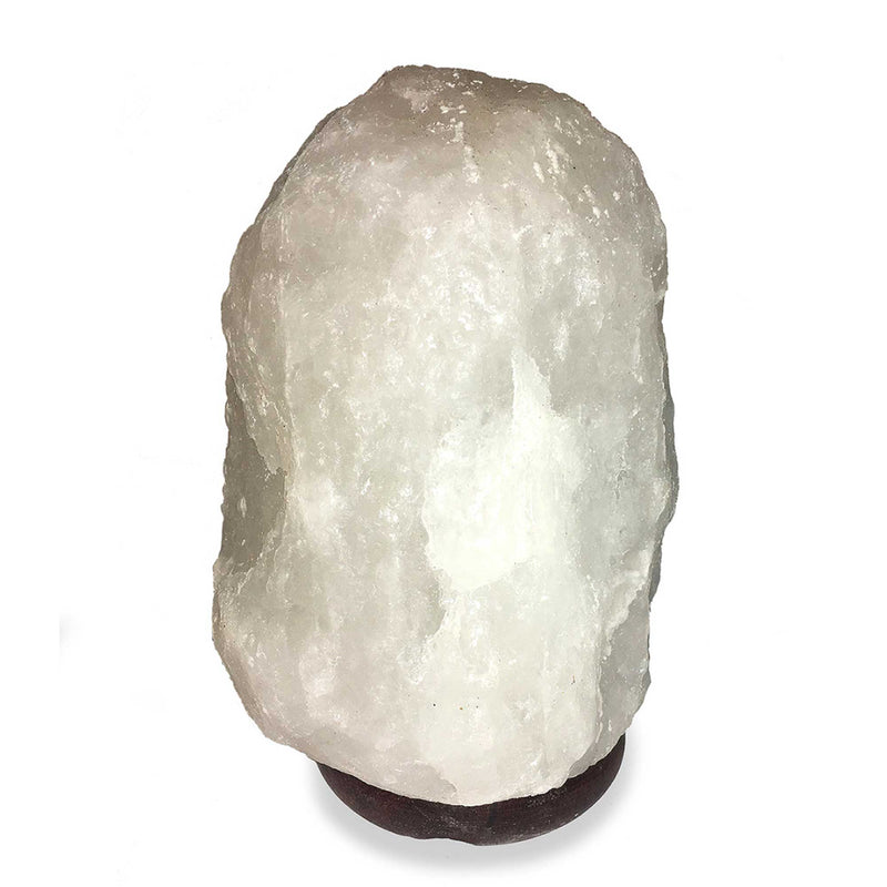 12V 12W 1-2Kg Himalayan White Salt Lamp Crystal Rock Natural Shape Unique Lamps Payday Deals