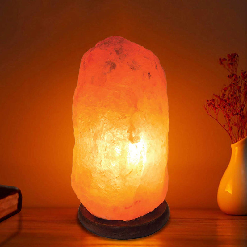 12V 12W 2-3 Kgs Himalayan Pink Salt Lamp Natural Rock Crystal Light Bulb On/Off Payday Deals