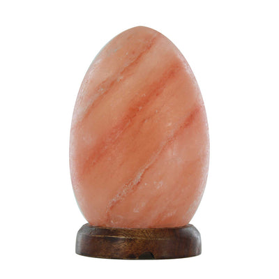 12V 12W Egg Himalayan Pink Salt Lamp Carved Rock Crystal Light Bulb On/Off Switch Payday Deals