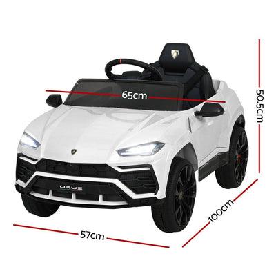 12V Electric Kids Ride On Toy Car Licensed Lamborghini URUS Remote Control White Payday Deals