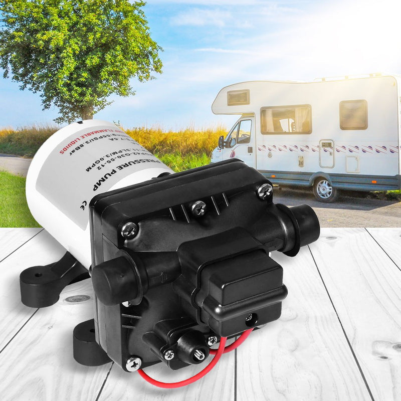 12V Water Pump Caravan High Pressure Self-priming Motorhome Boat RV Camper Payday Deals