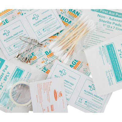 12x Mini First Aid Kit 516pcs Emergency Medical Travel Pocket Set Family Home Car Treatment Payday Deals