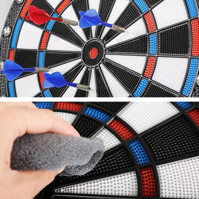 13.5" Electronic Dartboard Dart Board Set 32 Games Party Sport Competition Payday Deals