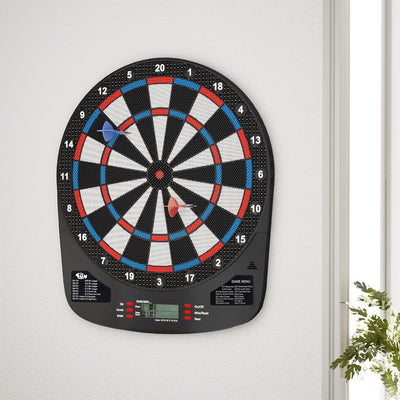 13.5" Electronic Dartboard Dart Board Set 32 Games Party Sport Competition Payday Deals