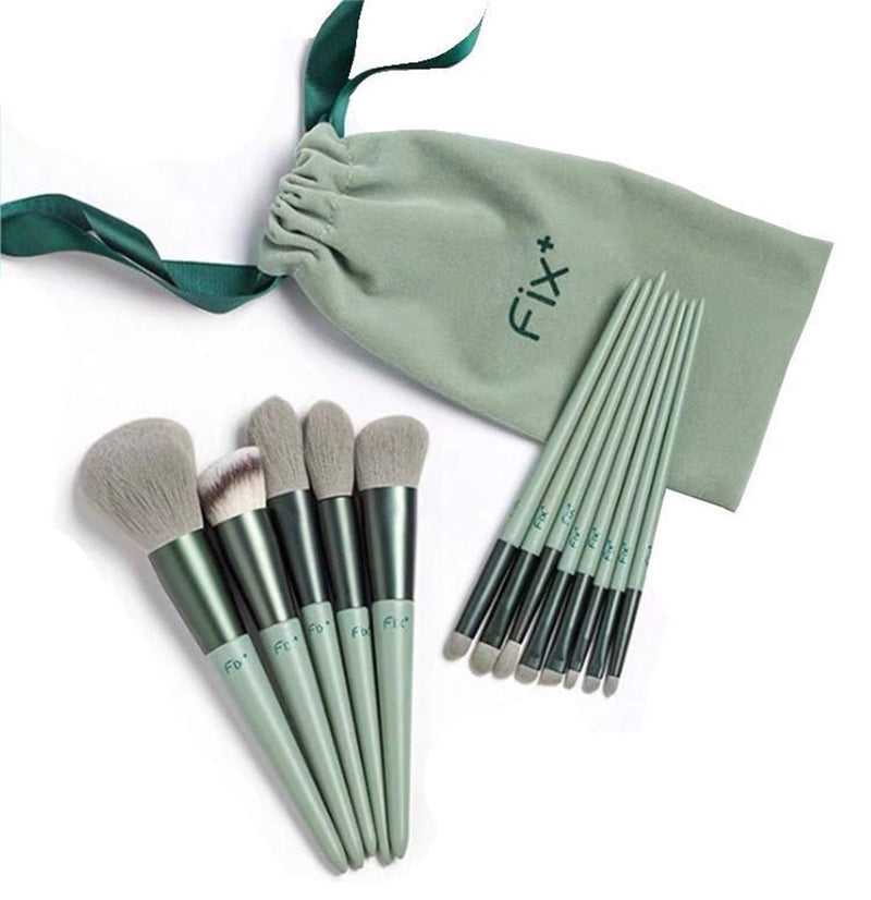 13 Pcs Makeup Brushes Sets Synthetic Foundation Blending Concealer Eye Shadow Payday Deals