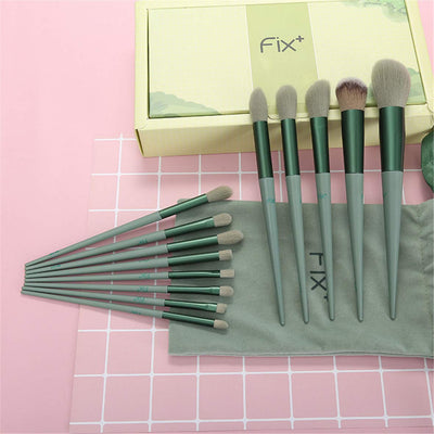 13 Pcs Makeup Brushes Sets Synthetic Foundation Blending Concealer Eye Shadow Payday Deals