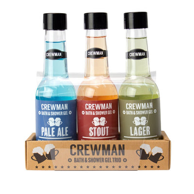 Crewman Beer Bath and Shower Gel Set 3 x 160ml