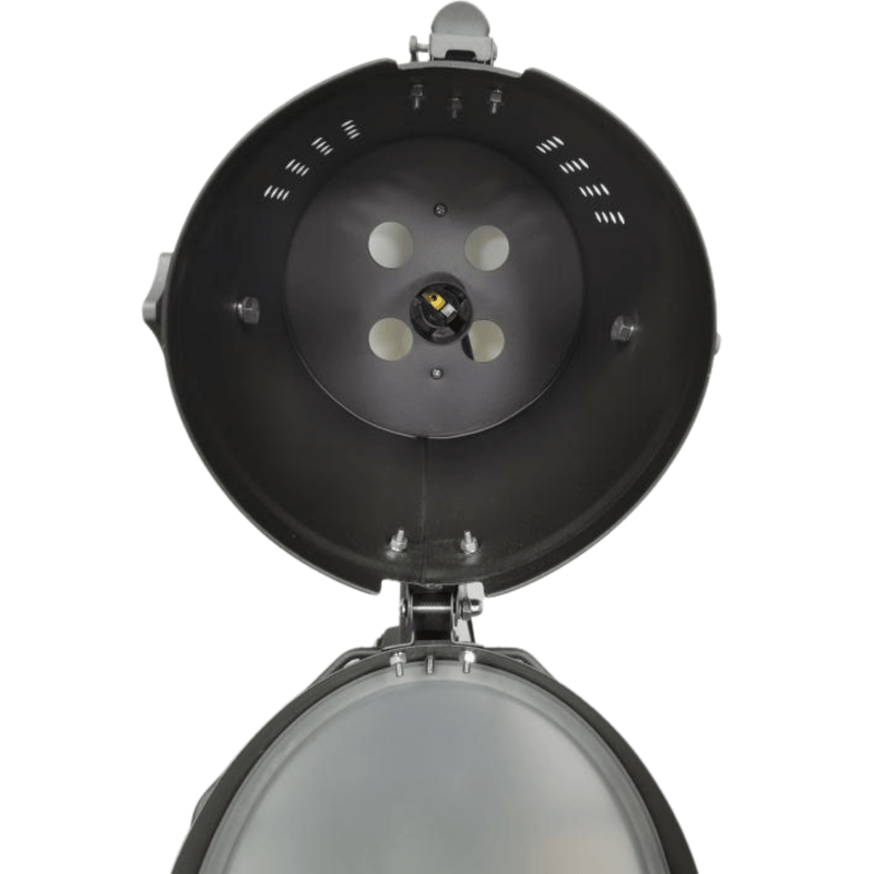 139cm Nautical Tripod Floor Lamp w Steel Grey Lamp Head Searchlight Spot Light Modern Payday Deals