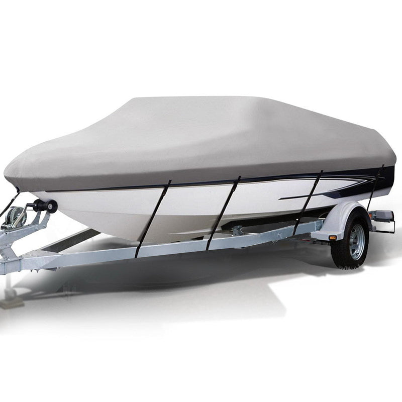 14 - 16 foot Waterproof Boat Cover - Grey Payday Deals