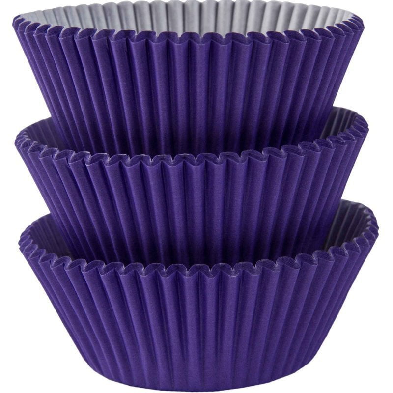 New Purple Cupcake Cases Baking Cups 75 Pack