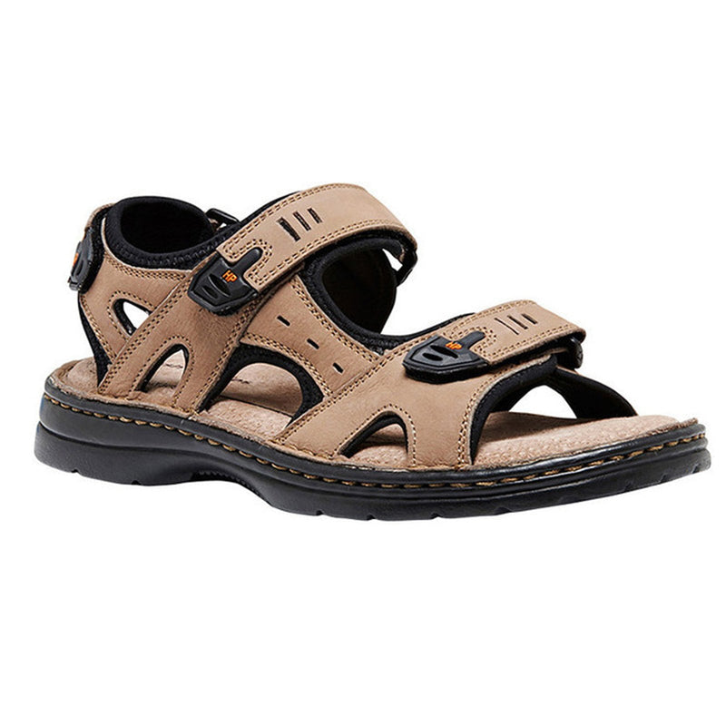 HUSH PUPPIES SIMMER Mens Leather Adjustable Strap Comfort Sandals Shoes New Payday Deals