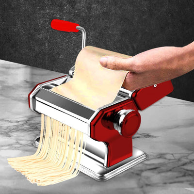 150mm Stainless Steel Pasta Making Machine Noodle Food Maker 100% Genuine Red Payday Deals