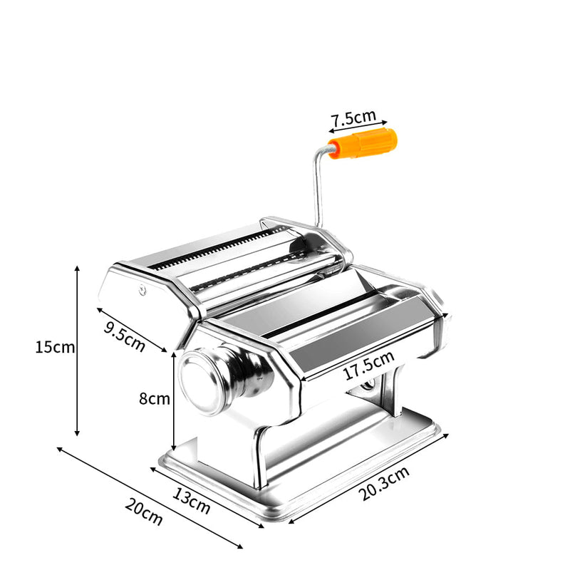 150mm Stainless Steel Pasta Making Machine Noodle Food Maker 100% Genuine Silver Payday Deals