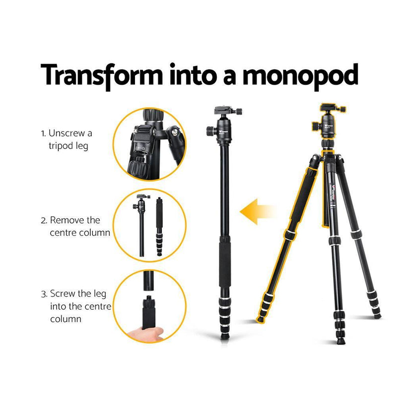 152cm Professional 2 IN 1 Monopod/Tripod Digital Camera